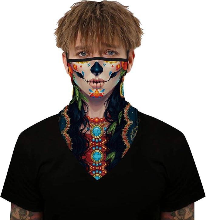 YAYOUREL Neck Gaiter Face Mask Bandanas - Image 5