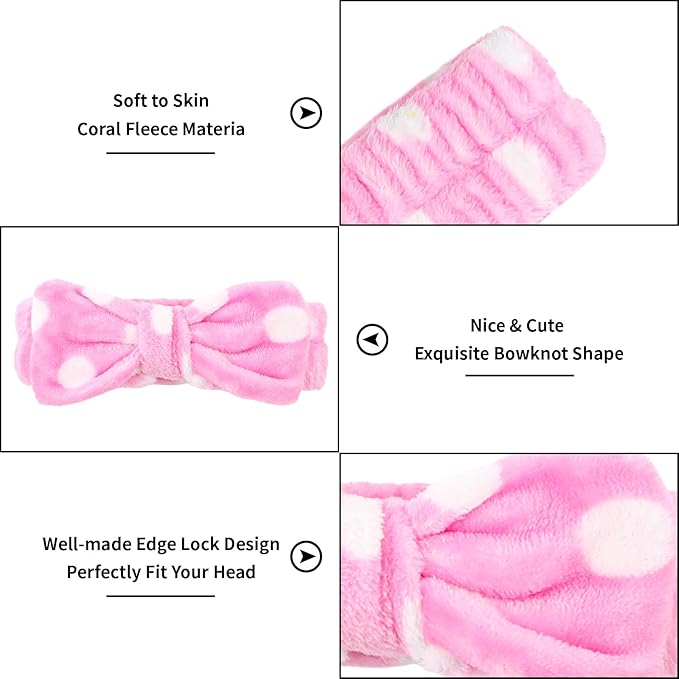 Casoty 10 Pcs Spa Headbands, Makeup Headband - Image 7