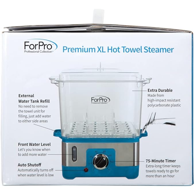 ForPro Professional Collection Premium XL Hot Towel Steamer, 50% Larger Capacity - Image 8