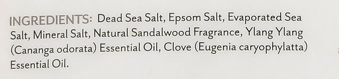 Soothing Touch Deep Sleep Bath Salts Balancing Soak Clove Sandalwood & Ylang - Image 3