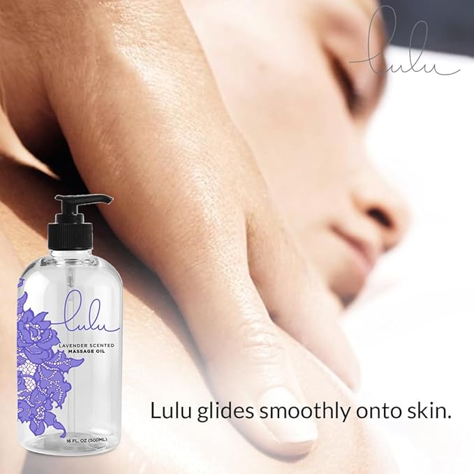 Lulu Lavender Massage Oil with Jojoba & Lavendar Oils, Nourishing Aromatic - Image 4