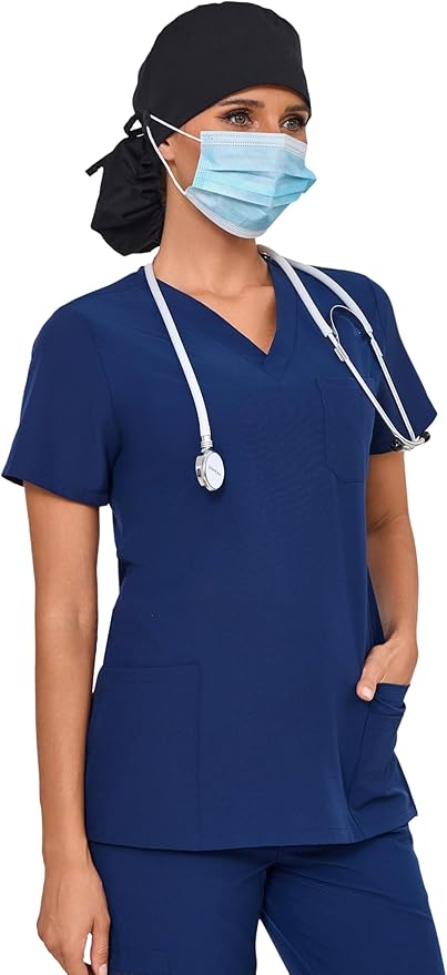 Satin Lined Scrub Cap, Adjustable Surgical Cap - Image 6