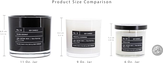 Lulu Candles | Pineapple Evergreen | Luxury Scented Soy Jar Candle | Hand - Image 8