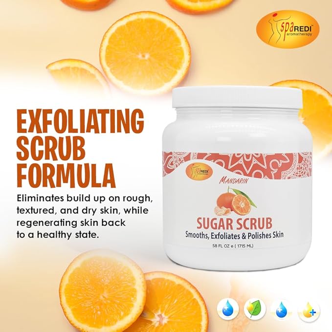 SPA REDI Exfoliating Body Scrub | Dual-Action Exfoliant & Moisturizer - Image 6