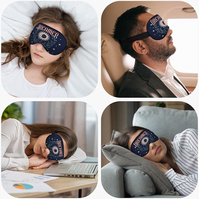 Dreamer Silk Sleep Mask with Adjustable Strap - Image 5