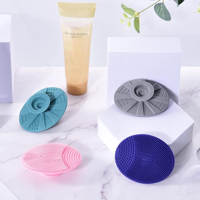 INNERNEED Silicone Face Cleansing Scrubber, Exfoliating Scrub Manual Handheld - Image 6