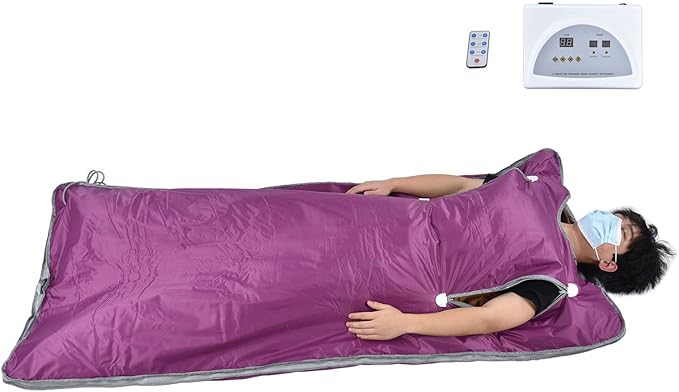 Srliya 650W Home Portable Far Infrared Sauna Blanket, Smart Zipper Reach Type - Image 4