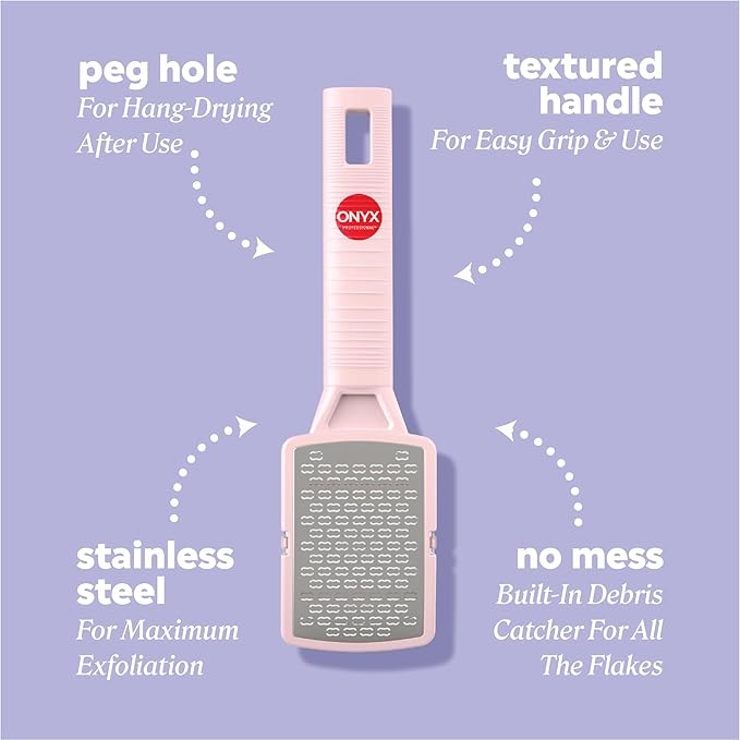 Onyx Professional Foot Rasp, No Mess Callus Remover - Image 3