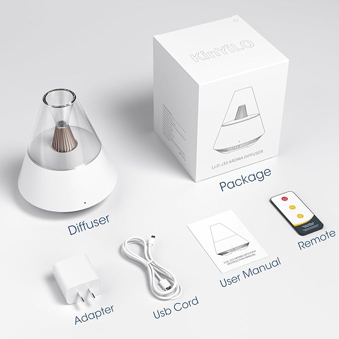 Ultrasonic Essential Oil Diffuser, 150ML Modern Aromatherapy Diffuser - Image 7