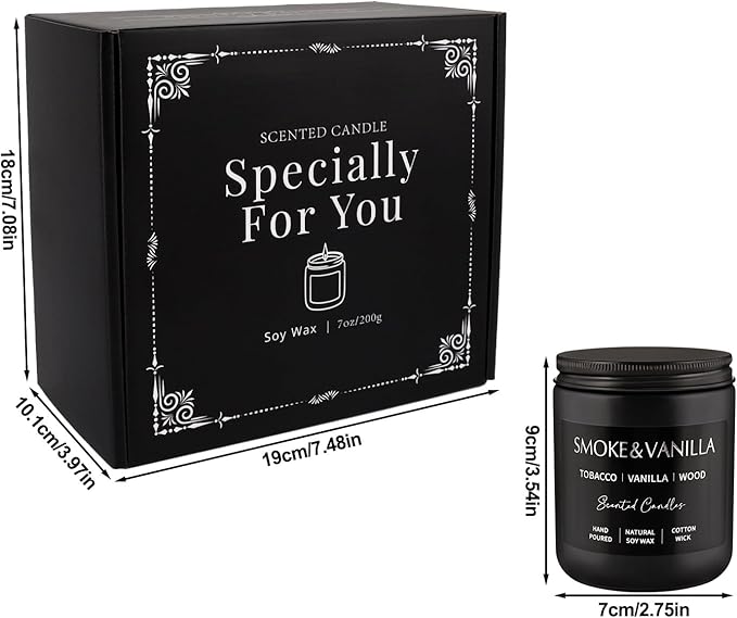 WPONSZU 4Psc Scented Candles Set, 7oz Gifts - Image 8