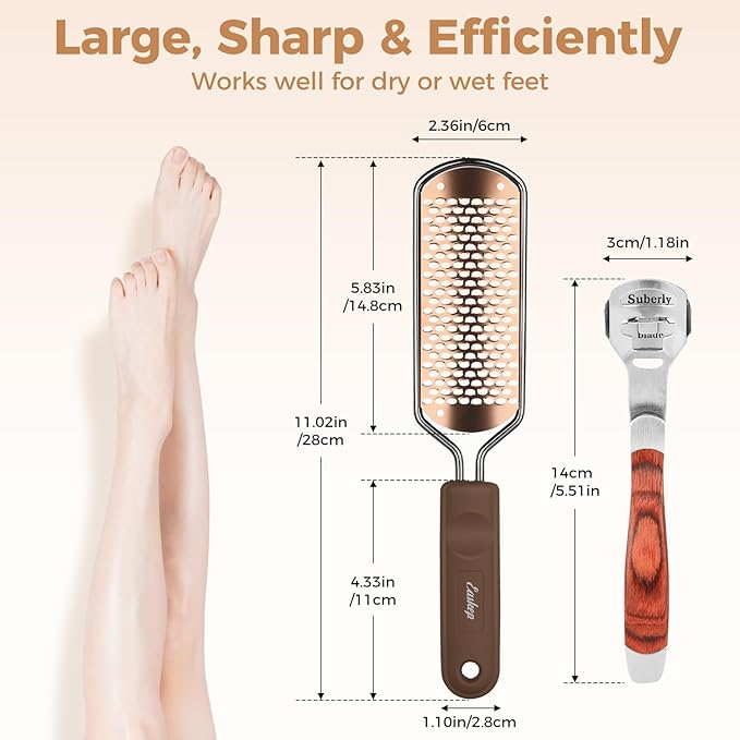 Foot File Foot Scrubber Pedicure - Image 5