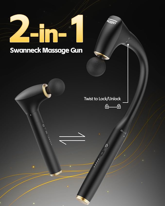 2-in-1 Detachable Percussion Massage Gun - Image 4