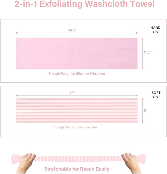 Yiclick Exfoliating Washcloth Towel - Image 7