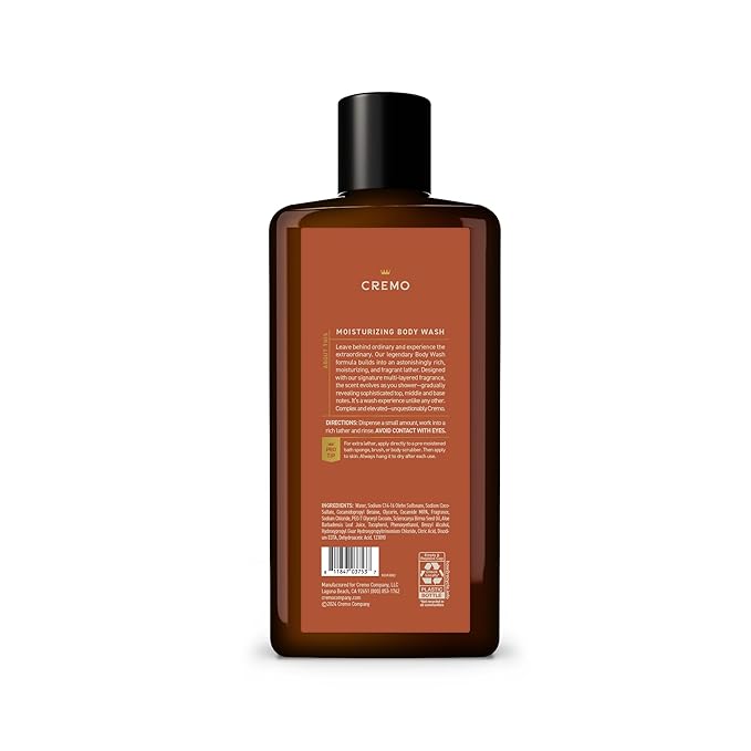 Cremo Body Wash for Men, Rich-Lathering Golden Amber, 16 Fl Oz - Image 7
