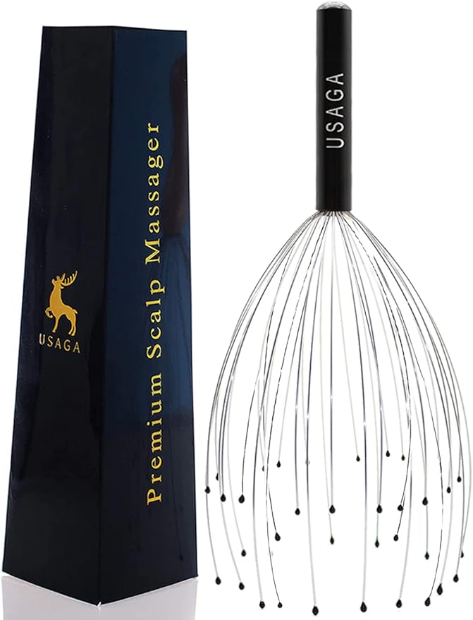 USAGA 36 Fingers Head Massager Scalp Massager Head Scratcher, Stocking Stuffers by USAGA