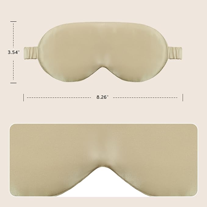 Luxury 22 Momme Mulberry Silk Eye Mask - Image 3