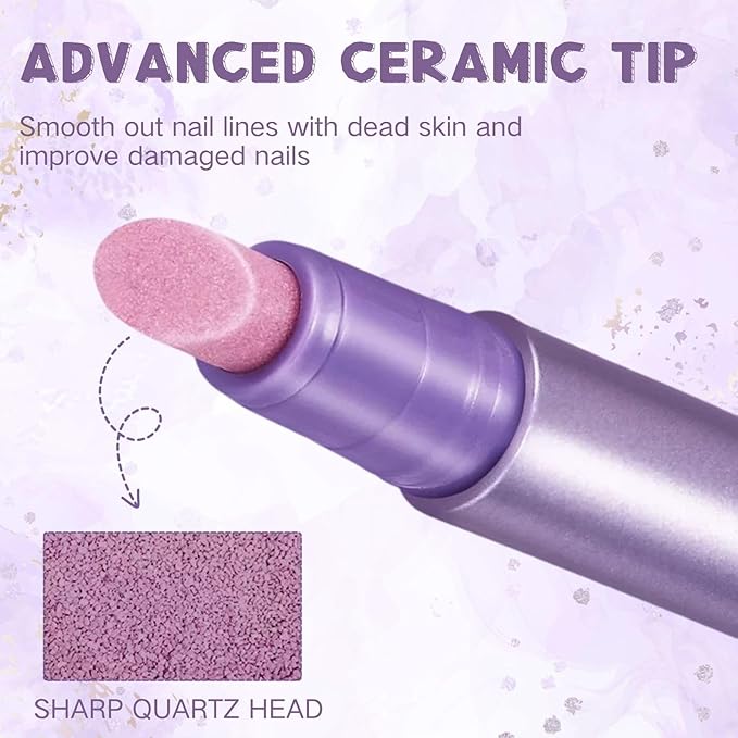 Cuticle Oil Pusher Pen, 4-in-1 Ceramic Cuticle Remover & Cuticle Oil, Nail Care - Image 5