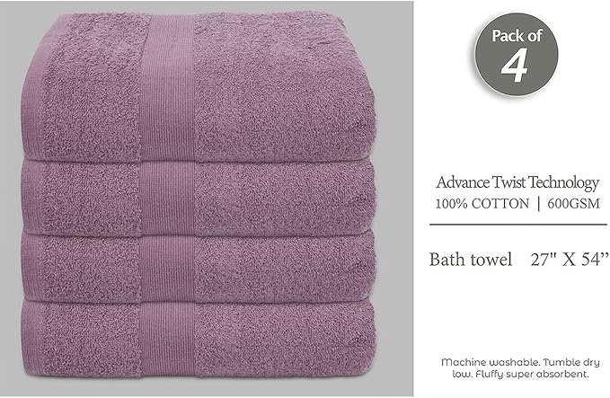 Softolle Luxury Bath Towels Set of 4 | Towels - Image 9