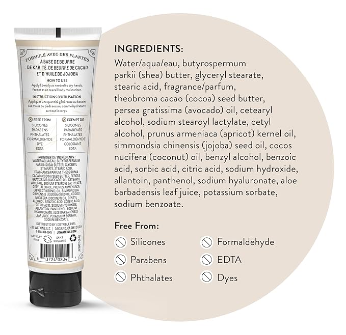 J.R. Watkins Natural Moisturizing Hand Cream, Hydrating Hand Moisturizer - Image 2
