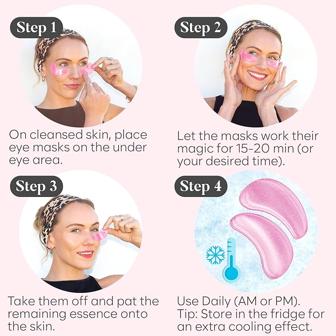 AURAE Rose Under Eye Patches - Image 6
