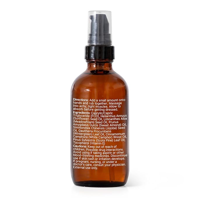 Plant Therapy Muscle Aid Body Oil 4 oz Soothes Muscles, Refreshing & Minty - Image 8