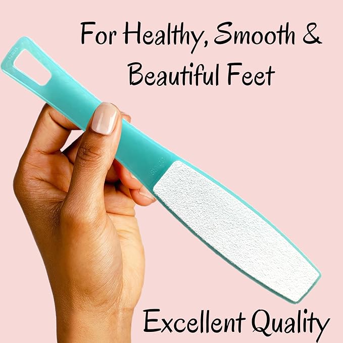 3 ALAZCO Double Sided Foot File Pumice Ergonomic Handle Scrubber Immediate - Image 9