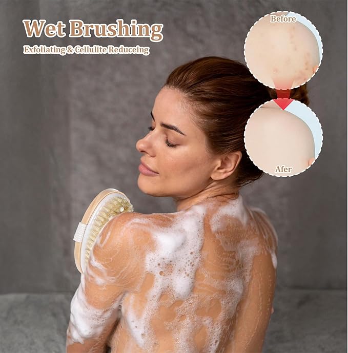 10 Pcs Dry Brushes for Body Dry Brushing Body Brush Exfoliating Brush - Image 7