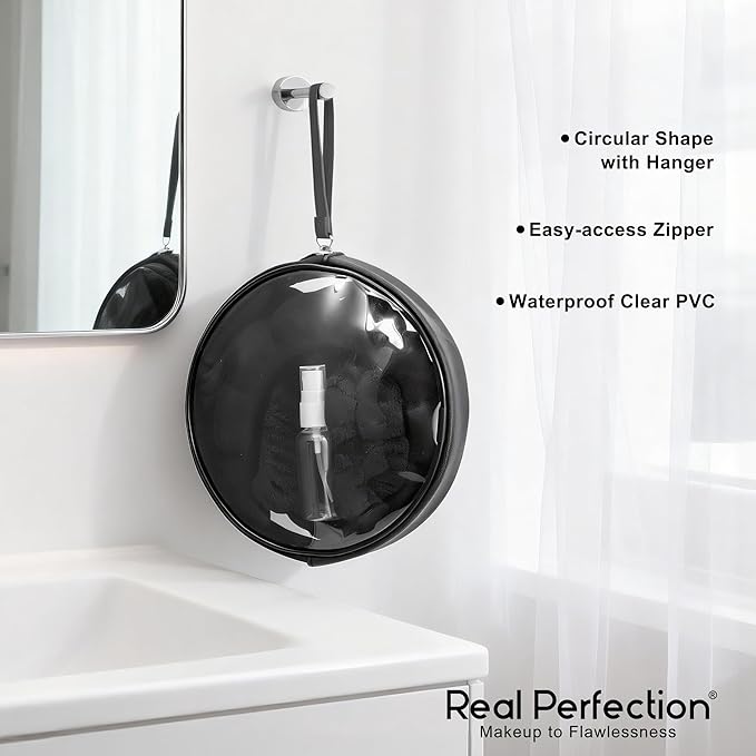 Real Perfection Spa Headband for Washing Face, Skincare Headband Wristband Set - Image 8