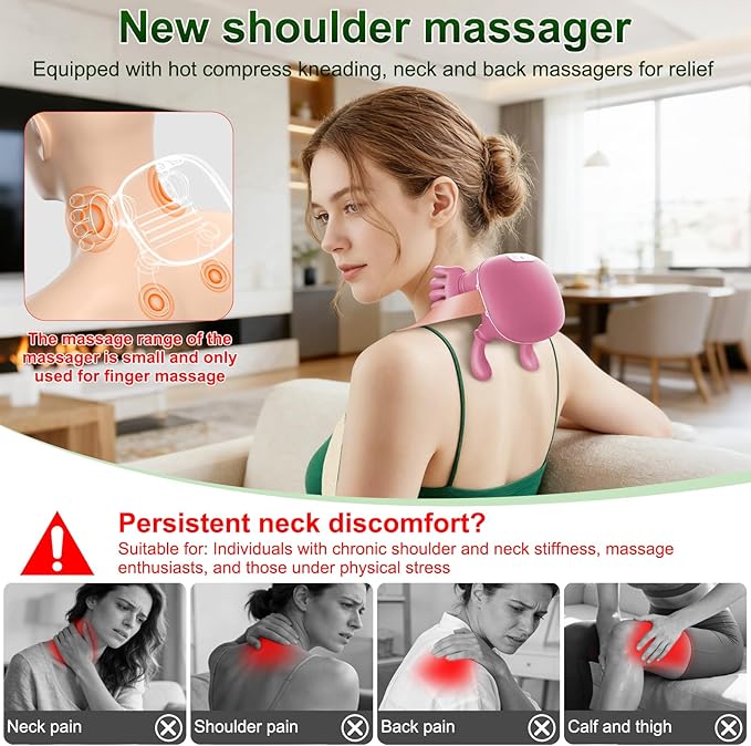 Nooydio Neck Massager, Neck and Back Massager - Image 3