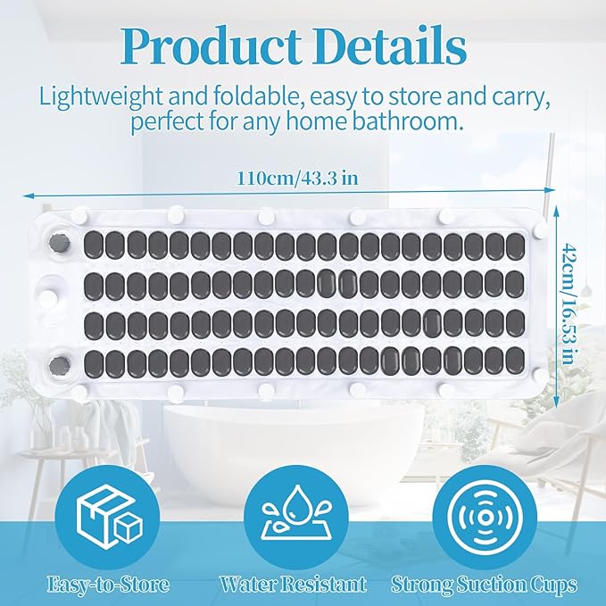 Crossing King Bubble Bath Mat Tub Spa Massager - Image 6