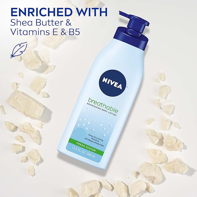 NIVEA Breathable Nourishing Body Lotion Fresh Fusion, Body Lotion - Image 7