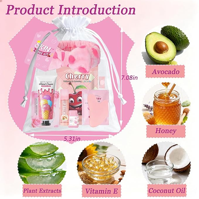 72 PCS Spa Party Supplies for Girls, Spa Party Favors Include Face Masks - Image 5
