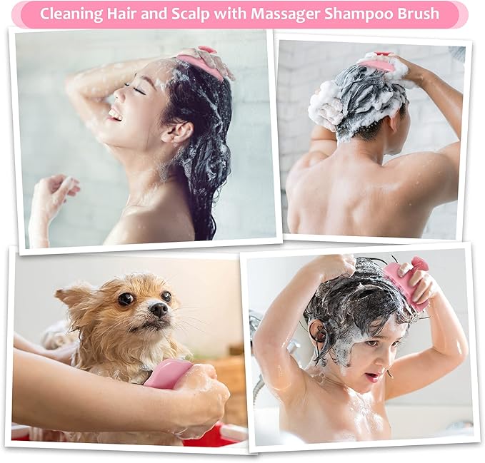 URTHEONE Soft Silicone Hair Scalp Massager Shampoo Brush - Image 3