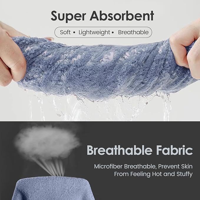 JML Bath Towels, Large Microfiber Towel Set, Ultra Soft, Super Absorbent - Image 4