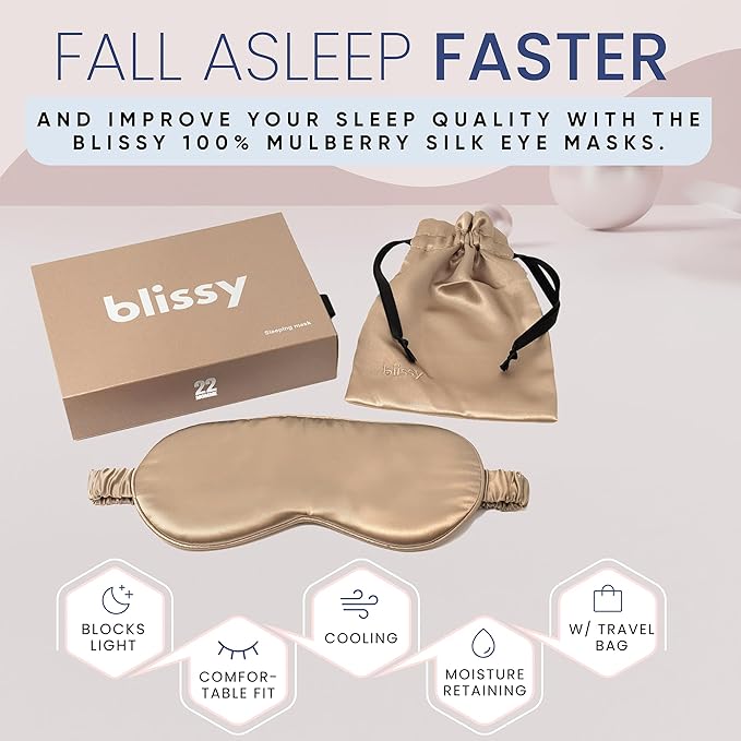 Blissy Silk Sleep Mask - Image 4