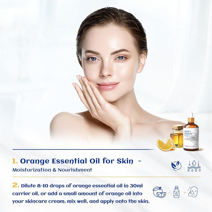 HIQILI 100ML Orange Essential Oil - Image 3