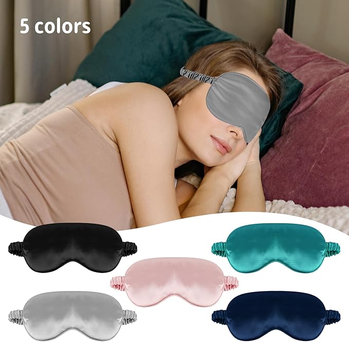 1 Pack Sleep Mask, Silk Eye Mask - Image 6