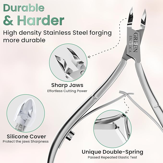 Professional Premium Cuticle Trimmer Stainless Steel Cuticle Nippers - Image 5