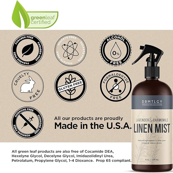 DRMTLGY Natural Green Tea Linen and Room Spray. Pure Essential Oils - Image 5