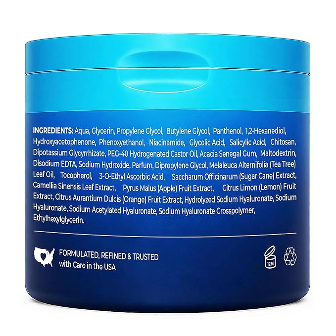 Hicream Glycolic Acid Pads, Dual-Textured Facial Exfoliating Toner - Image 9