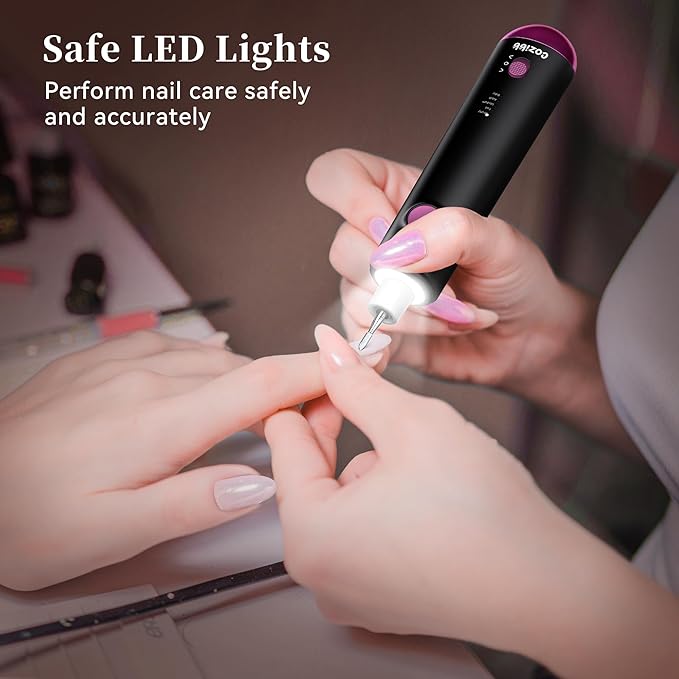Electric Nail Drill, 8-in-1 Cordless Electric Nail File - Image 5