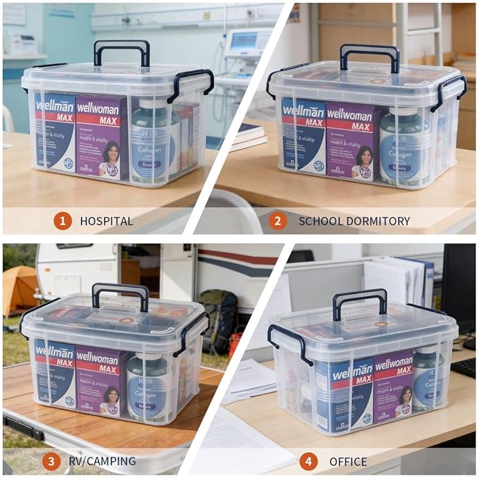 HEY FOLY 15qt Medicine Organizer Storage Box - Image 5