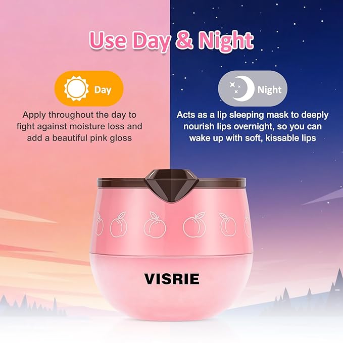 VISRIE Bee Lip Balm Honey Pot 12 Pack, Lip Sleeping Mask - Image 5