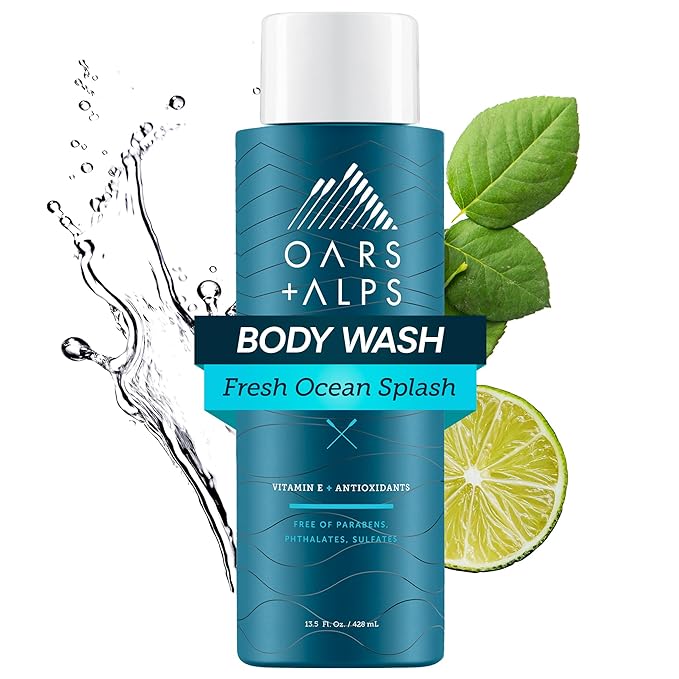 Oars + Alps Body Wash for Men, Mens Body Wash & Face Cleanser by OarsAlps