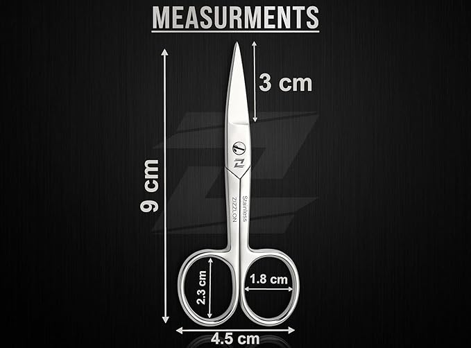 Nail Scissors Curved for Women and Men, Long Lasting Sharp Nickel Plated for - Image 6