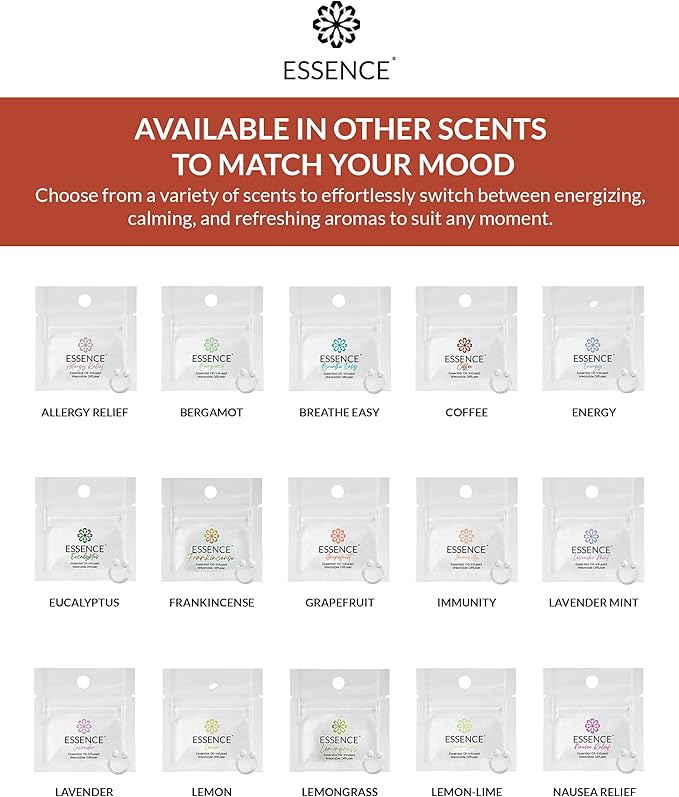 Essence Wearable Aromatherapy Nasal Diffuser – Frankincense Essential Oil Nose - Image 7
