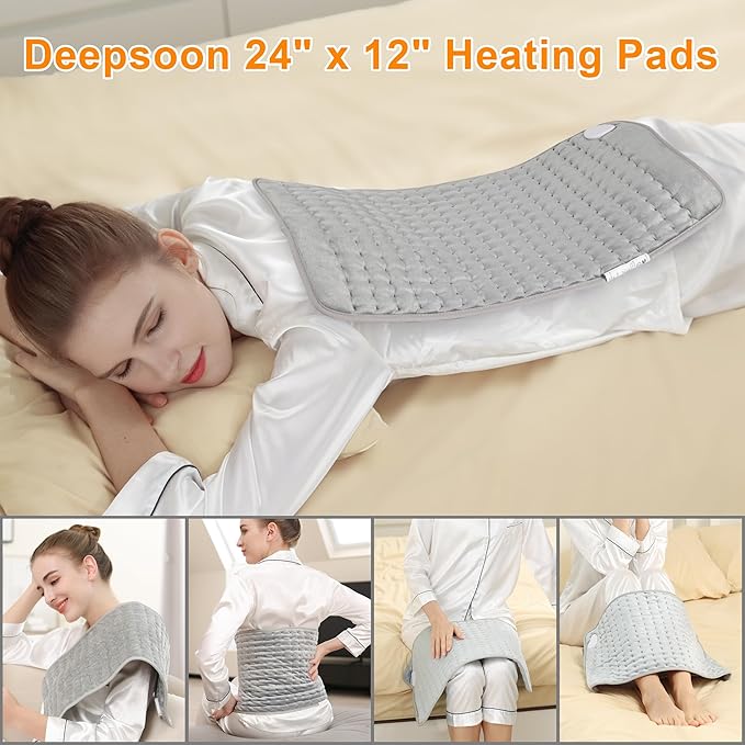 Deepsoon Heating Pad, Electric Heating Pads - Image 3