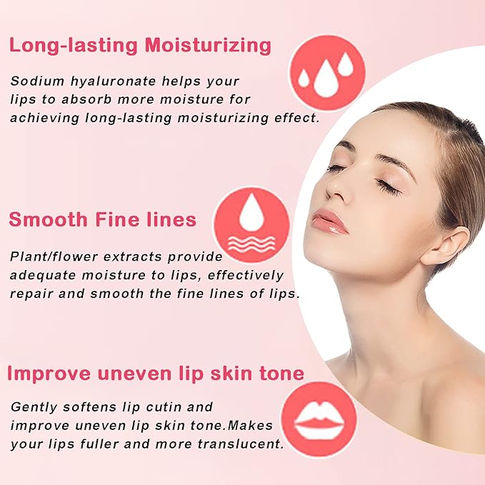 Permotary 30 PCS Collagen Lip Mask Crystal Lip Care Gel Pads - Image 3