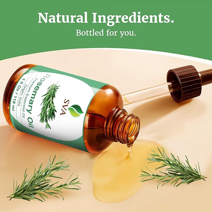 SVA Rosemary Essential Oil – 4 Fl Oz – 100% Natural Rosemary Oil - Image 8