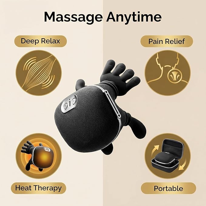 Portable Finger Pressure Neck and Back Massager - Image 4